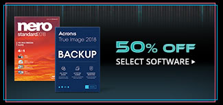 50% OFF SELECT SOFTWARE*