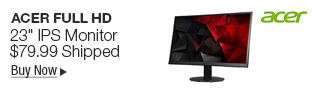 Newegg Flash - Acer Full HD 23" IPS Monitor