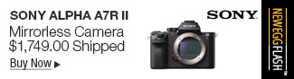 Newegg Flash - Sony Alpha a7R II Mirrorless Camera