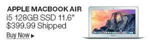 Newegg Flash – Apple MacBook Air i5 128GB SSD 11.6"