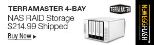 Newegg Flash - Terramaster 4-Bay NAS RAID Storage