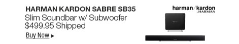 Newegg Flash - Harman Kardon Sabre SB35 Slim Soundbar w/ Subwoofer