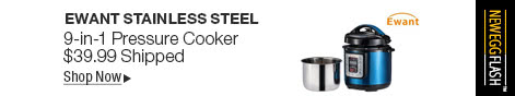 Newegg Flash - Ewant Stainless Steel 9-in-1 Pressure Cooker