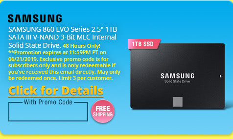 SAMSUNG 860 EVO Series 2.5" 1TB SATA III V-NAND 3-Bit MLC Internal Solid State Drive