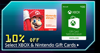 10% Off Select Xbox & Nintendo Gift Cards*