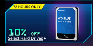 10% Off Select Hard Drives*