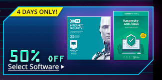 50% Off Select Software*