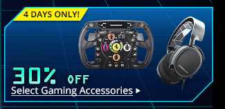 30% Off Select Gaming Accessories*