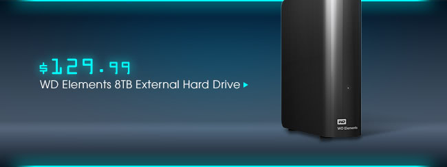 WD Elements 8TB External Hard Drive