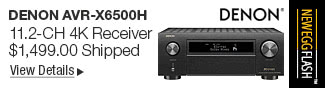 Newegg Flash - Denon AVR-X6500H 11.2-Ch 4K Receiver