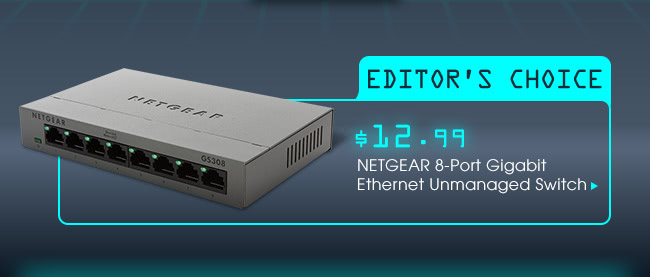 NETGEAR 8-Port Gigabit Ethernet Unmanaged Switch