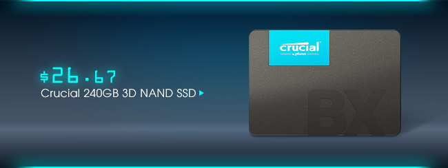 Crucial 240GB 3D NAND SSD