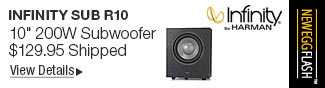 Newegg Flash - Infinity SUB R10 10" 200W Subwoofer