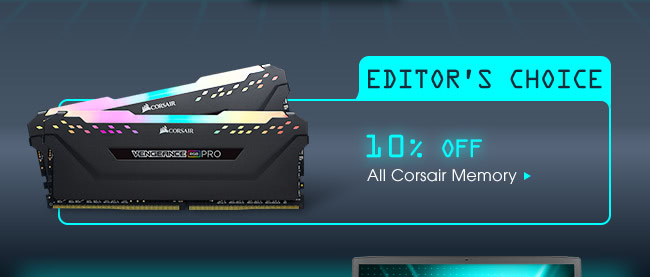 10% Off All Corsair Memory