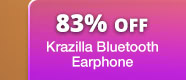 Krazilla Bluetooth Earphones