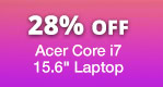 Acer Core i7 15.6" Laptop