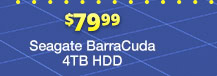 Seagate BarraCuda 4TB HDD