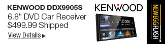 Newegg Flash - Kenwood DDX9905S 6.8" DVD Car Receiver
