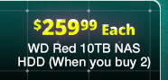 WD Red 10TB NAS HDD (When You Buy 2)