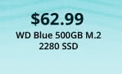 WD Blue 500GB M.2 2280 SSD