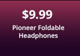 Pioneer Foldable Headphones