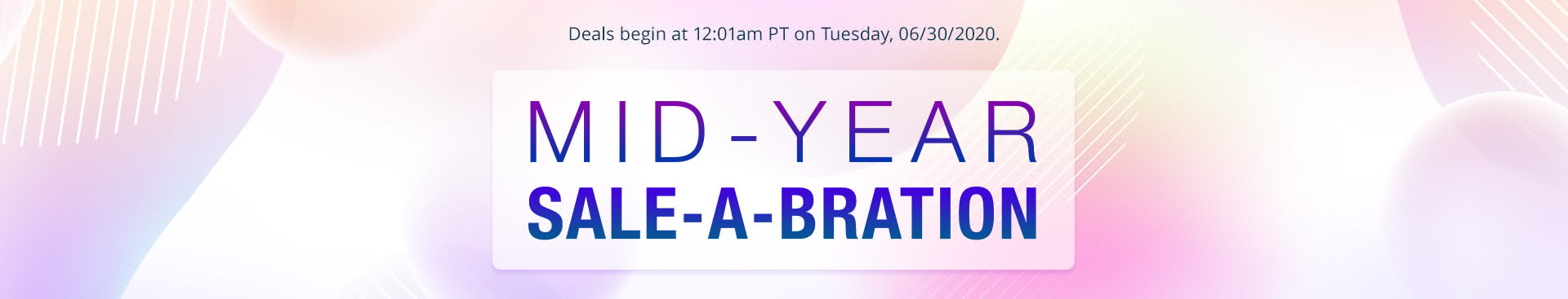 MID-YEAR SALE-A-BRATION
