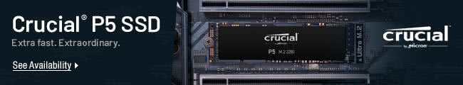 Crucial P5 SSD -- Extra fast. Extraordinary.