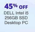 45% Off DELL Intel i5 256GB SSD Desktop PC