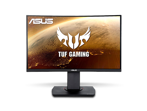 ASUS TUF Gaming VG24VQ 24" Full HD 1ms MPRT 144Hz AMD FreeSync Backlit LED Height Adjustable Curved Gaming Monitor