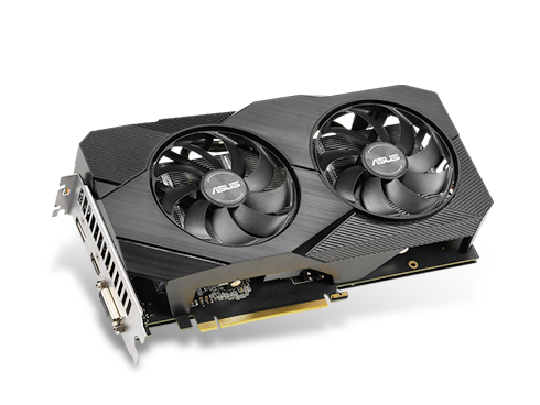 ASUS GeForce GTX 1660 Super Overclocked 6GB Dual-fan EVO Edition VR Ready HDMI DisplayPort DVI Graphics Card (DUAL-GTX1660S-O6G-EVO)