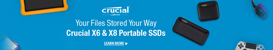 Crucial X6 & X8 SSDs