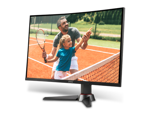 MSI Optix MAG240CR 24" Full HD 1920 x 1080 1ms (MPRT) 165Hz (Overclock) HDMI, DisplayPort FreeSync (AMD Adaptive Sync) Height Adjustable Curved Gaming Monitor