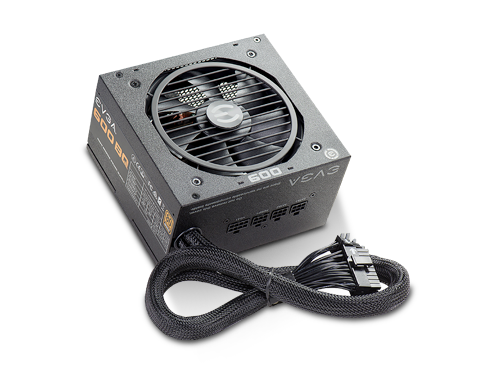 EVGA 600 BQ 110-BQ-0600-K1 BQ 80 Plus Bronze Semi Modular 600W Power Supply
