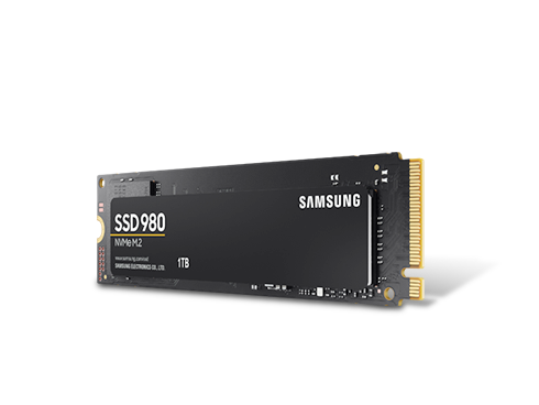 SAMSUNG 980 M.2 2280 1TB PCI-Express 3.0 x4, NVMe 1.4 V-NAND MLC Internal Solid State Drive (SSD) MZ-V8V1T0B/AM