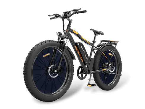 AOSTIRMOTOR 750W Electric Bike, 26" Fat Tire Ebike, 7-Speed Shimano Gears, 48V 13AH Removable Lithium Battery Electric Mountain Bicycle for Adults S07-B