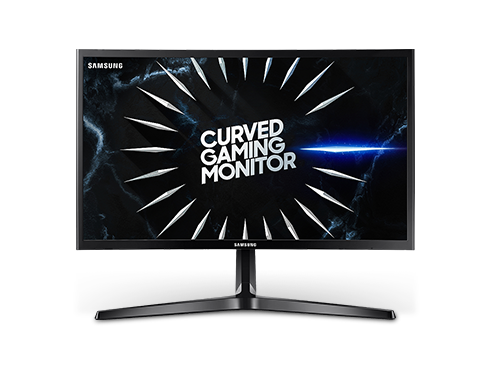 Samsung C24RG50 24" 1920 x 1080 FHD 144Hz HDMI DisplayPort Eye-Saver Mode Flicker-Free Technology LED Backlit Curved Gaming Monitor