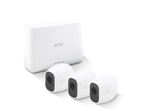 Arlo Pro 2 Wireless Security Camera System - 3 Rechargeable Battery Powered Wire-Free HD 1080p Night Vision Indoor/Outdoor with 2-Way Audio, Free Arlo Basic 7-Day Cloud Storage Recording - VMS4330P