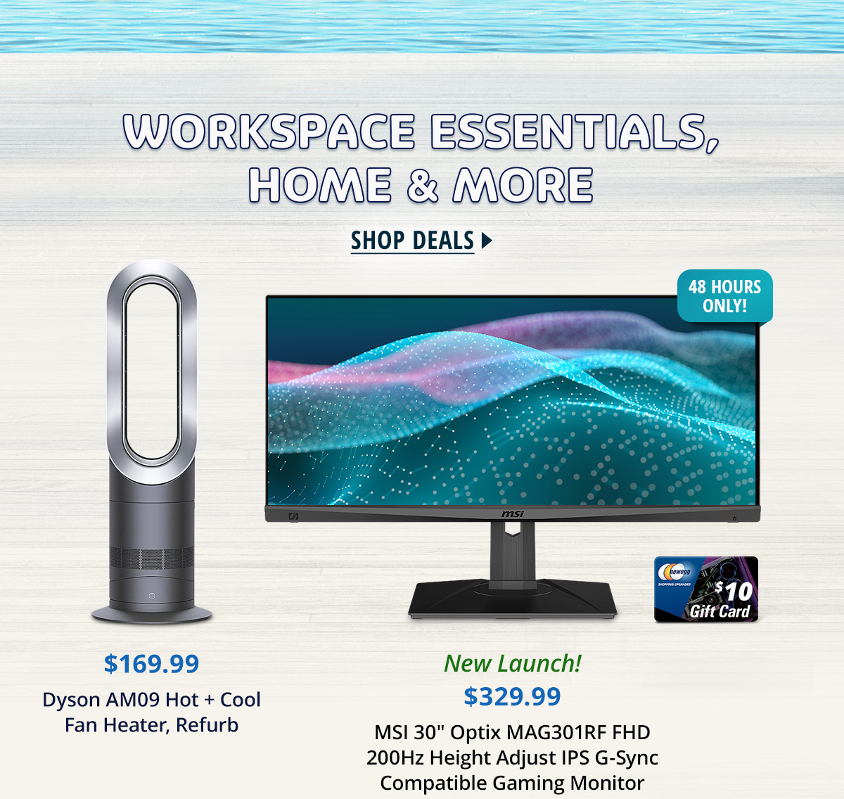 Workspace Essentials, Home & More