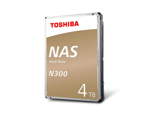Toshiba N300 4TB NAS Internal Hard Drive 7200 RPM SATA 6Gb/s 128MB Cache 3.5inch (RETAIL PACKAGE)