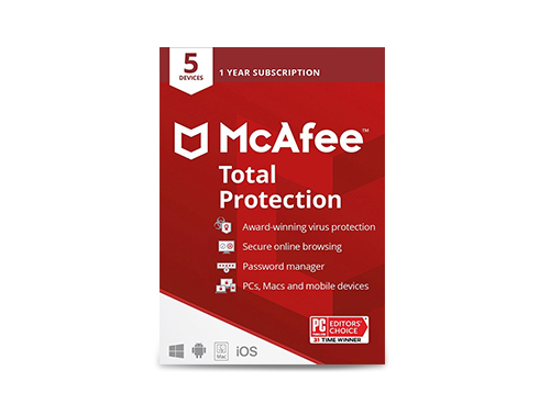 McAfee Total Protection 5 Devices