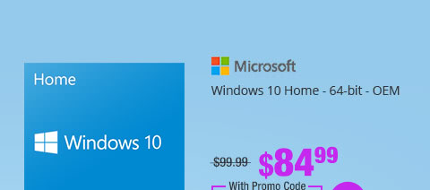 Windows 10 Home - 64-Bit - OEM