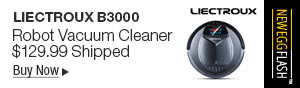 Newegg Flash - Liectroux B3000 Robot Vacuum Cleaner 