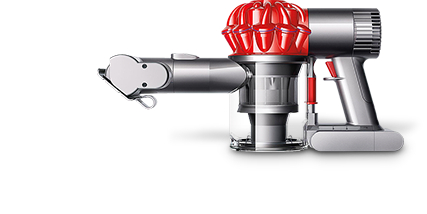 Refurbished: Dyson DC58 V6 Handheld Vacuum for Car & Boat, Red/Iron