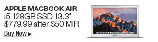 Newegg Flash - Apple MacBook Air 13.3" Notebook - Core i5 1.8 GHz - 8 GB RAM - 128 GB SSD - MQD32LL/A (Mid 2017)