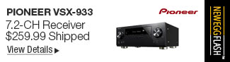 Newegg Flash - Pioneer VSX-933 7.2 Channel 165 Watt Audio Video Bluetooth Network Receiver