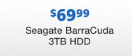 Seagate BarraCuda 3TB HDD