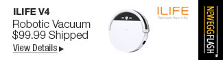 Newegg Flash - ILIFE V4 Robotic Vacuum 