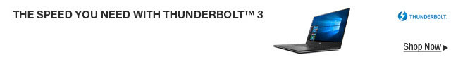 The Speed You Need With Thunderbolt 3