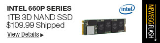 Newegg Flash - Intel 660p Series 1TB 3D NAND SSD
