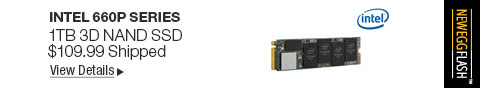 Newegg Flash - Intel 660p Series 1TB 3D NAND SSD